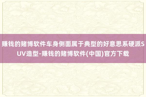 赚钱的赌博软件车身侧面属于典型的好意思系硬派SUV造型-赚钱的赌博软件(中国)官方下载