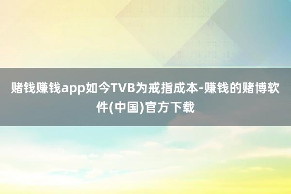 赌钱赚钱app如今TVB为戒指成本-赚钱的赌博软件(中国)官方下载