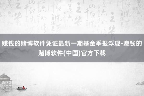 赚钱的赌博软件凭证最新一期基金季报浮现-赚钱的赌博软件(中国)官方下载