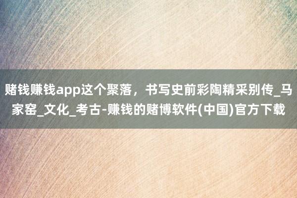 赌钱赚钱app这个聚落，书写史前彩陶精采别传_马家窑_文化_考古-赚钱的赌博软件(中国)官方下载