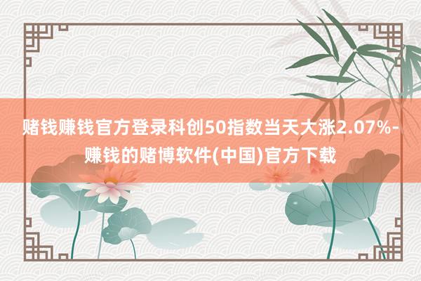 赌钱赚钱官方登录科创50指数当天大涨2.07%-赚钱的赌博软件(中国)官方下载